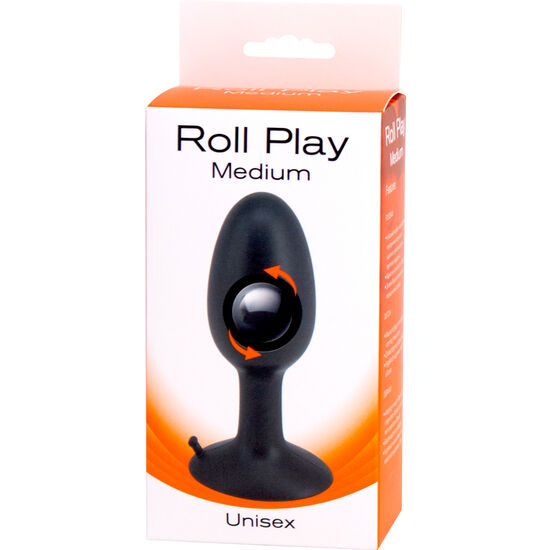 SEVEN CREATIONS - PLUGUE DE SILICONE MÉDIO ROLL PLAY DE - Sexshoptuga 