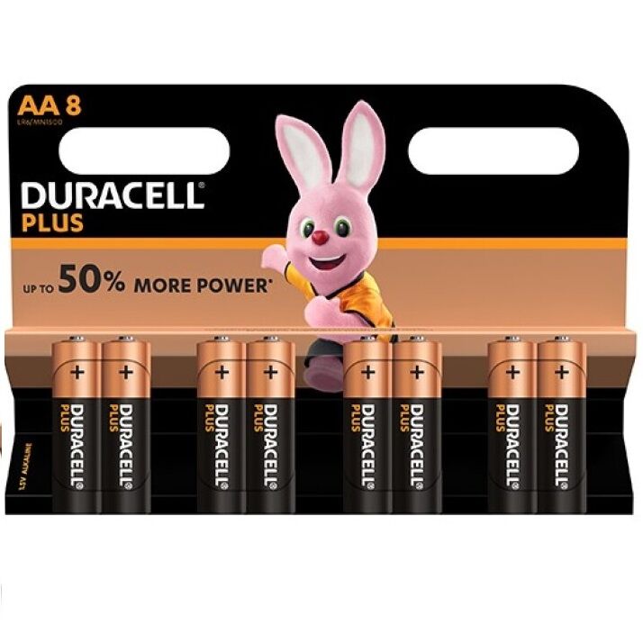 DURACELL - BATERIA PLUS POWER AA LR6 8UNIDADES - Sexshoptuga 