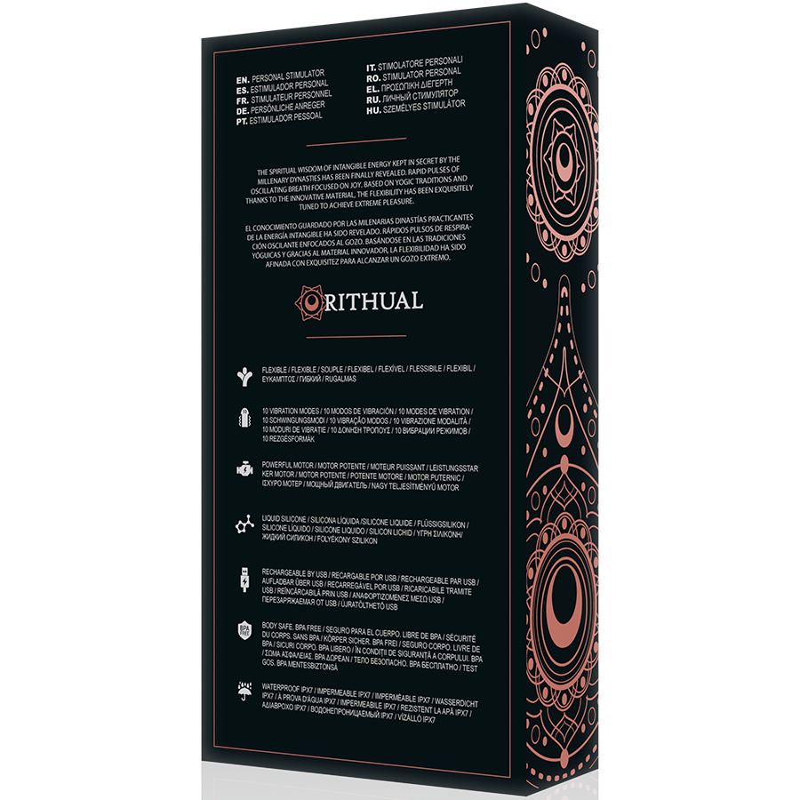 RITHUAL - ESTIMULADOR ORQUÍDEA RECARREGVEL G-POINT KRIYA - Sexshoptuga 