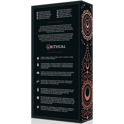 RITHUAL - ESTIMULADOR ORQUÍDEA RECARREGVEL G-POINT KRIYA - Sexshoptuga 