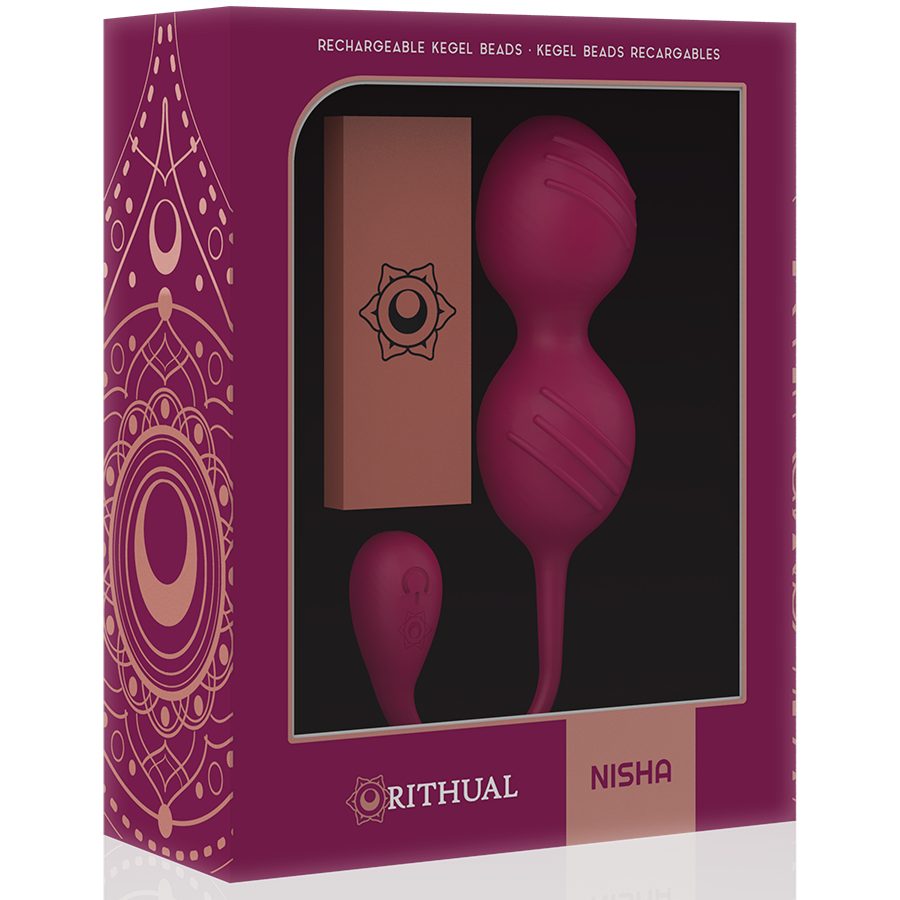 RITHUAL - NISHA BOLAS DE KEGEL VIBRATÓRIAS RECARREGVEIS ORQUÍDEA - Sexshoptuga  Sexshoptuga 