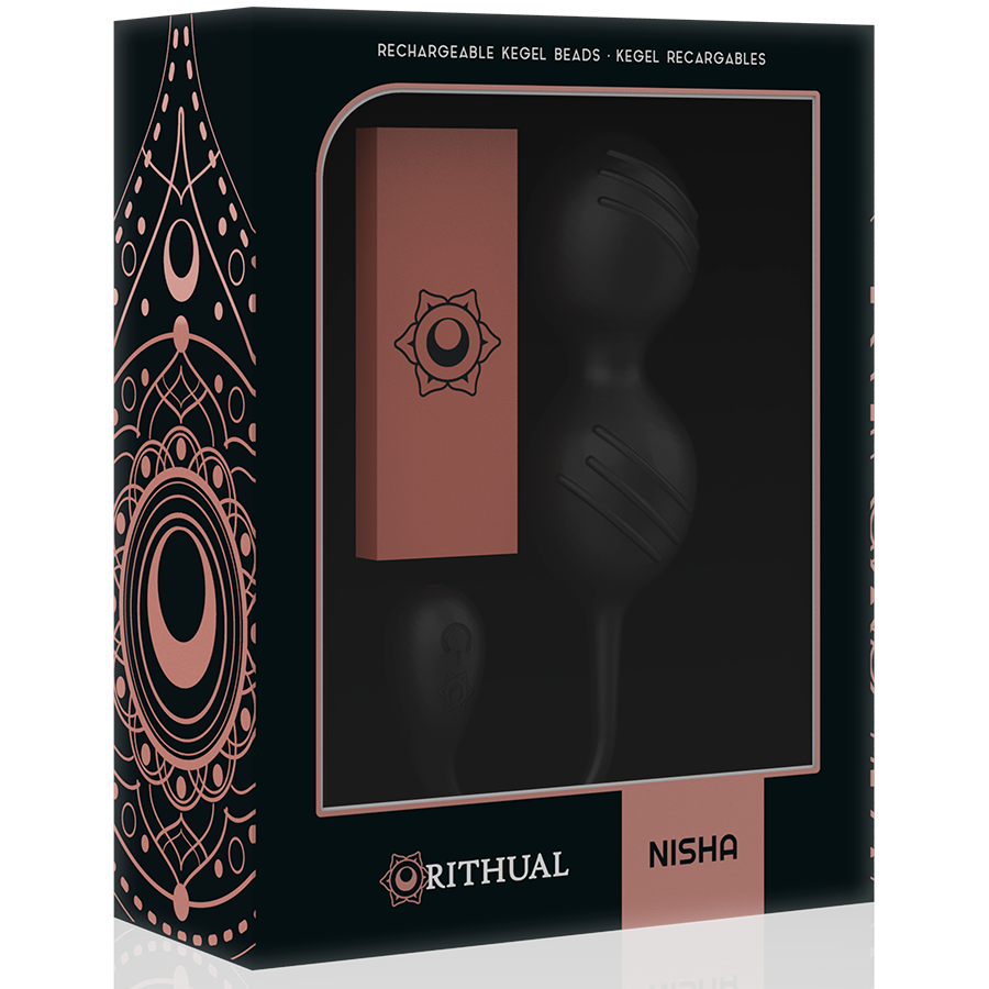 RITHUAL - NISHA BOLAS DE KEGEL VIBRATÓRIAS RECARREGVEIS ORQUÍDEA - Sexshoptuga  Sexshoptuga 