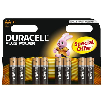 DURACELL - BATERIA PLUS POWER AA LR6 8UNIDADES - Sexshoptuga 