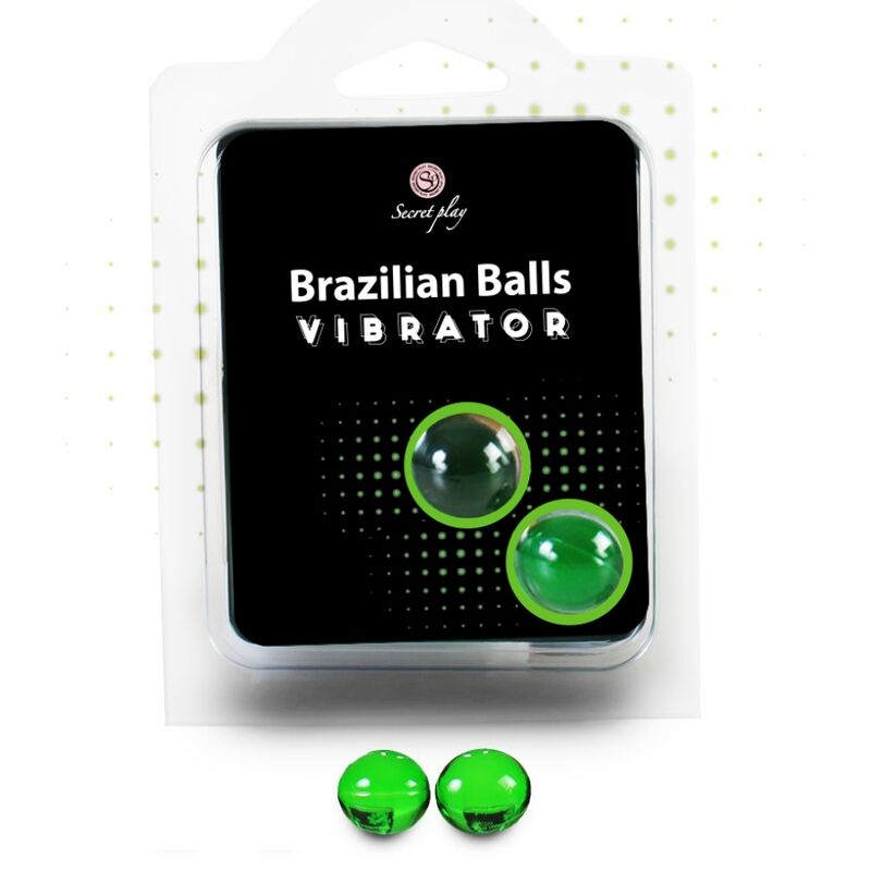 SECRETPLAY - CONJUNTO DE BOLAS BRASILEIRAS  2 SHOCK - Sexshoptuga  Sexshoptuga 