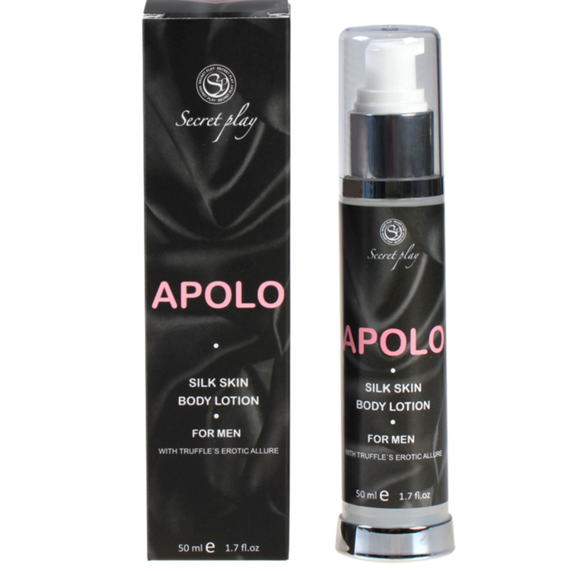 SECRETPLAY - LOÇÃO DE PELE  APOLO SILK PARA HOMENS 50 ML - Sexshoptuga  Sexshoptuga 