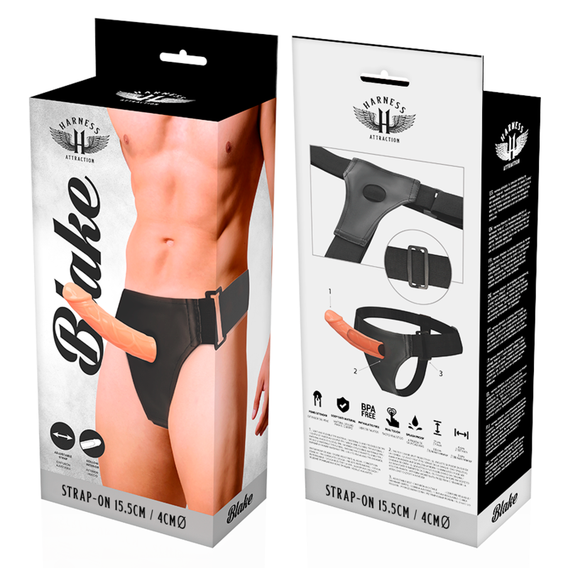 HARNESS ATTRACTION - RNES HUECO BLAKE 15.5 CM -O- 4 CM - Sexshoptuga  Sexshoptuga 