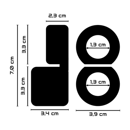 POWERING - ANEL DUPLO PARA PÉNIS SUPER FLEXÍVEL E RESISTENTE PR09 TRANSPARENTE - Sexshoptuga 