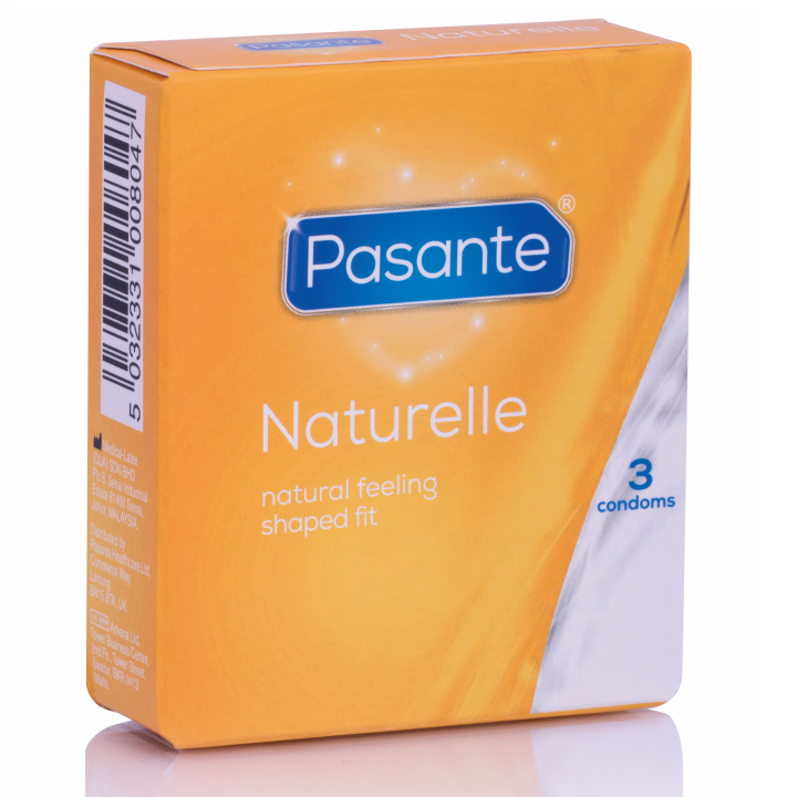 PASANTE - NATURELLE PRESERVATIVO 3 PACK - Sexshoptuga  Sexshoptuga 