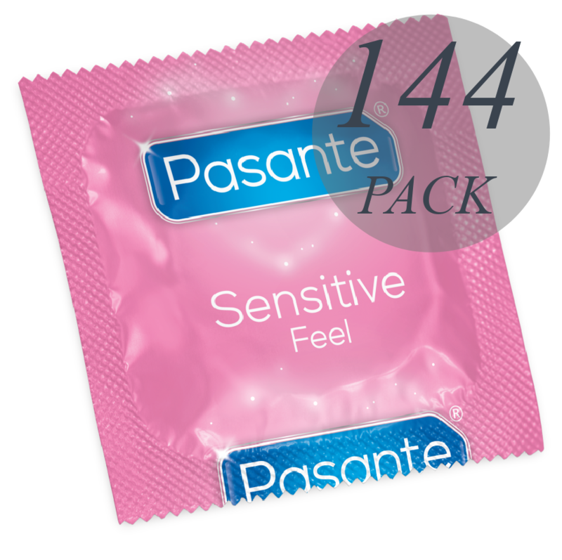 PASANTE - DE PRESERVATIVOS ULTRAFINOS SENSÍVEIS 144 UNIDADES - Sexshoptuga 