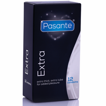 PASANTE - PRESERVATIVO EXTRA EXTRA GROSSO DE 12 UNIDADES - Sexshoptuga 