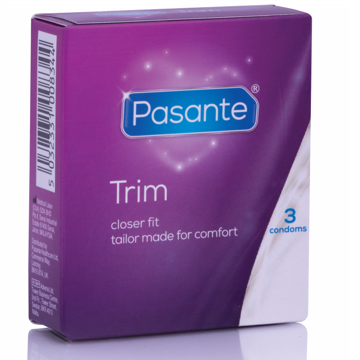 PASANTE - THIN TRIM MS THIN PRESERVATIVO DE 3 UNIDADES - Sexshoptuga  Sexshoptuga 