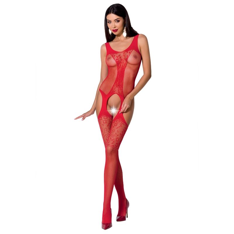 PASSION - WOMAN BS072 BODYSTOCKING TAMANHO ÚNICO PRETO - Sexshoptuga 