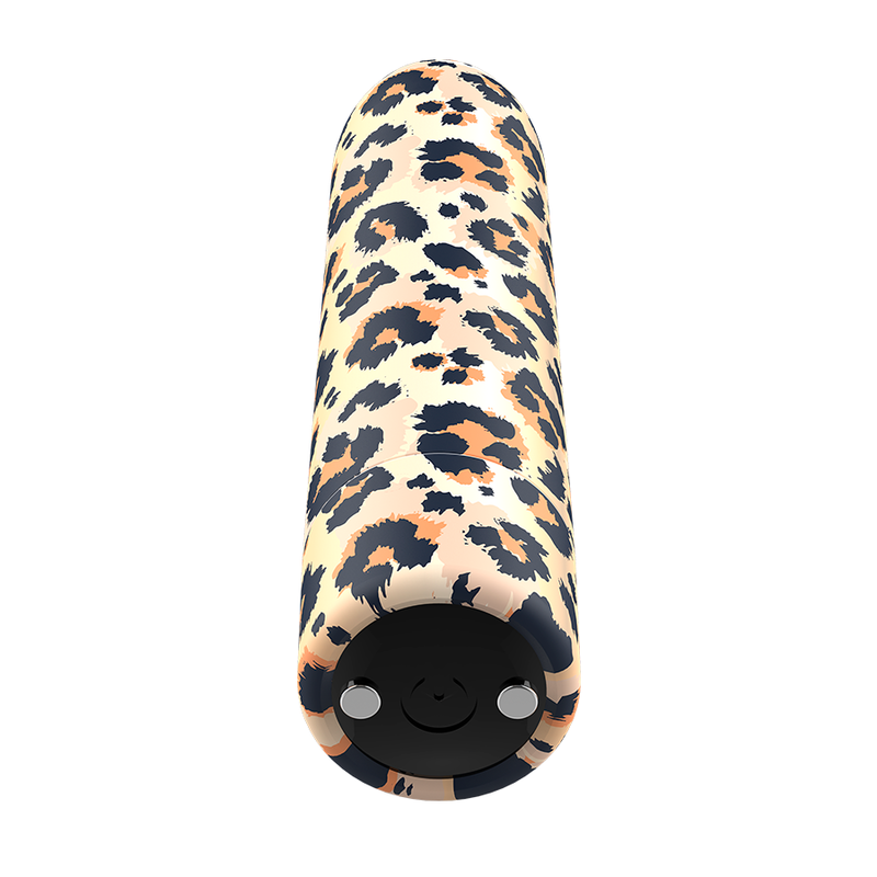 CUSTOM BULLETS - BALAS PERSONALIZADAS BALAS RECARREGÁVEIS LEOPARDO 10 INTENSIDADES - Sexshoptuga  Sexshoptuga 