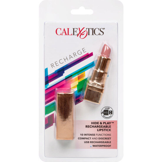 CALEXOTICS - BATOM RECARREGVEL BALA HIDE & PLAY ROSA SUAVE - Sexshoptuga 