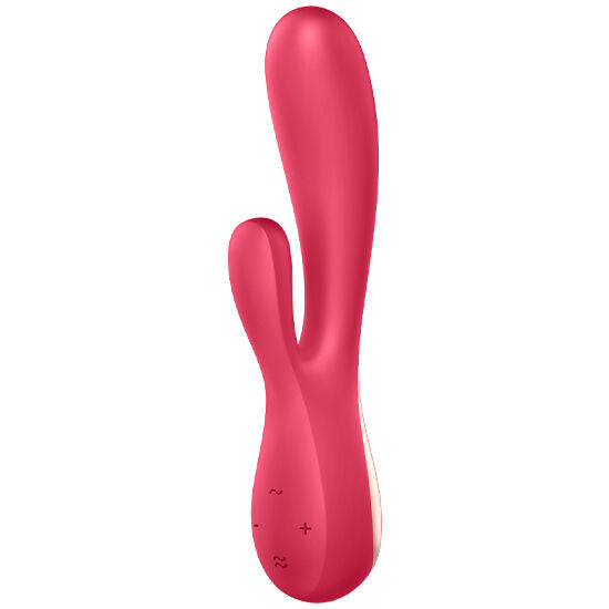 SATISFYER - MONO FLEX VERMELHO COM APLICATIVO - Sexshoptuga  Sexshoptuga 