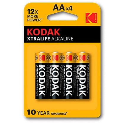 KODAK - BATERIA ALCALINA XTRALIFE AA LR6 * 4 - Sexshoptuga 