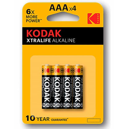 KODAK - BATERIA ALCALINA XTRALIFE AAA LR03 * 4 - Sexshoptuga 