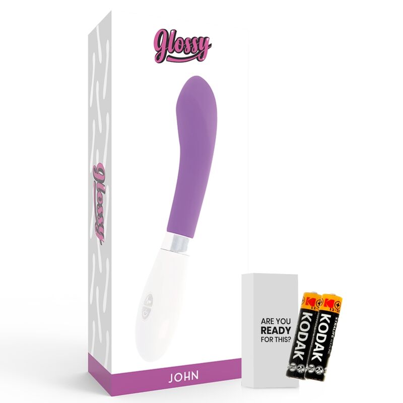 GLOSSY - JOHN VIBRADOR ROXO - Sexshoptuga 