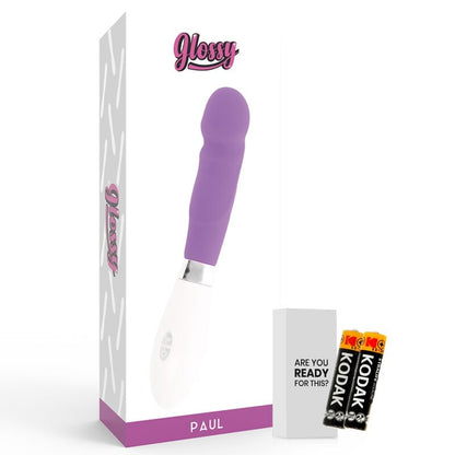 GLOSSY - PAUL VIBRADOR ROXO - Sexshoptuga 