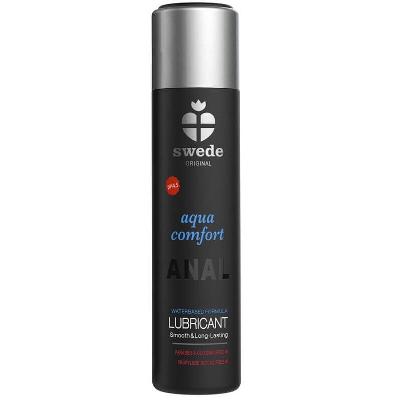 SWEDE - AQUA COMFORT LUBRIFICANTE À BASE DE ÁGUA ANAL 60 ML - Sexshoptuga  Sexshoptuga 