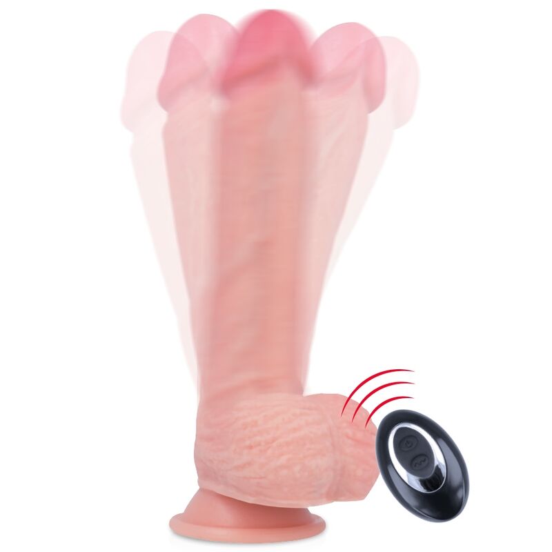 ROCKARMY - VIBRADOR DE SILICONE LÍQUIDO CONTROLE REMOTO PREMIUM APACHE 20.5 CM -O- 4.62 CM Sexshoptuga 