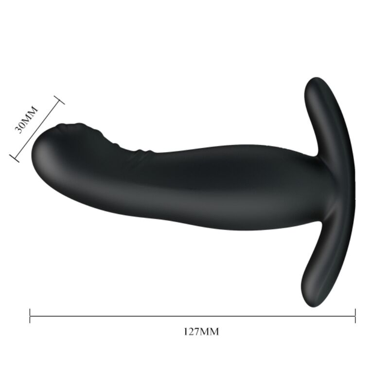 MR PLAY - MASSAGEADOR DE PRÓSTATA PRETO RECARREGVEL - Sexshoptuga  Sexshoptuga 