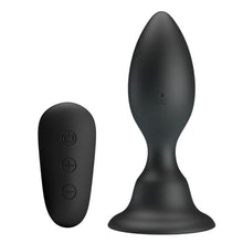 MR PLAY - PLUG ANAL COM CONTROLE REMOTO VIBRAO PRETO - Sexshoptuga 