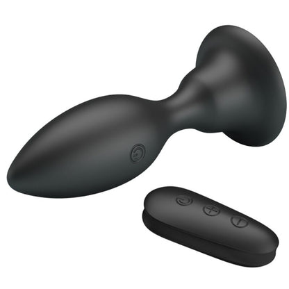 MR PLAY - PLUG ANAL COM CONTROLE REMOTO VIBRAO PRETO - Sexshoptuga 