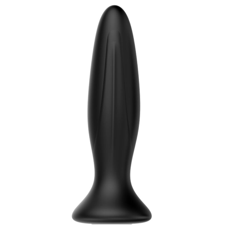 MR PLAY - PLUG ANAL VIBRADOR PRETO RECARREGVEL - Sexshoptuga  Sexshoptuga 