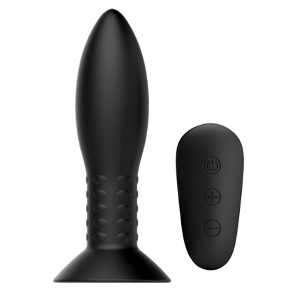 MR PLAY - PLUG COM CONTROLE REMOTO DE BOLAS ROTATIVAS PRETAS - Sexshoptuga 