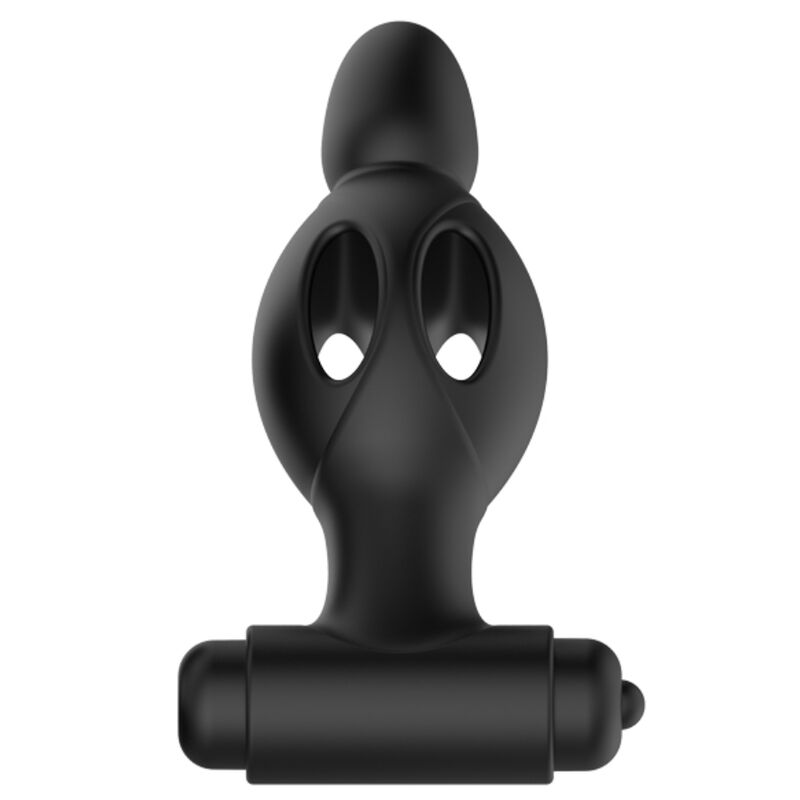 MR PLAY - PLUG ANAL DE SILICONE COM VIBRAO - Sexshoptuga  Sexshoptuga 