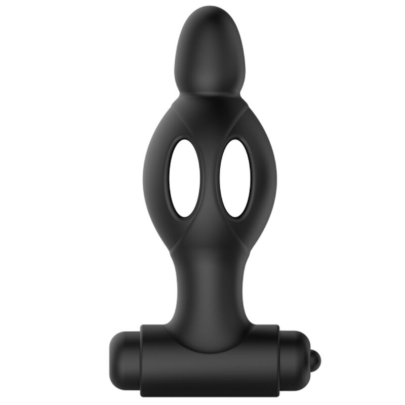 MR PLAY - PLUG ANAL DE SILICONE COM VIBRAO - Sexshoptuga  Sexshoptuga 