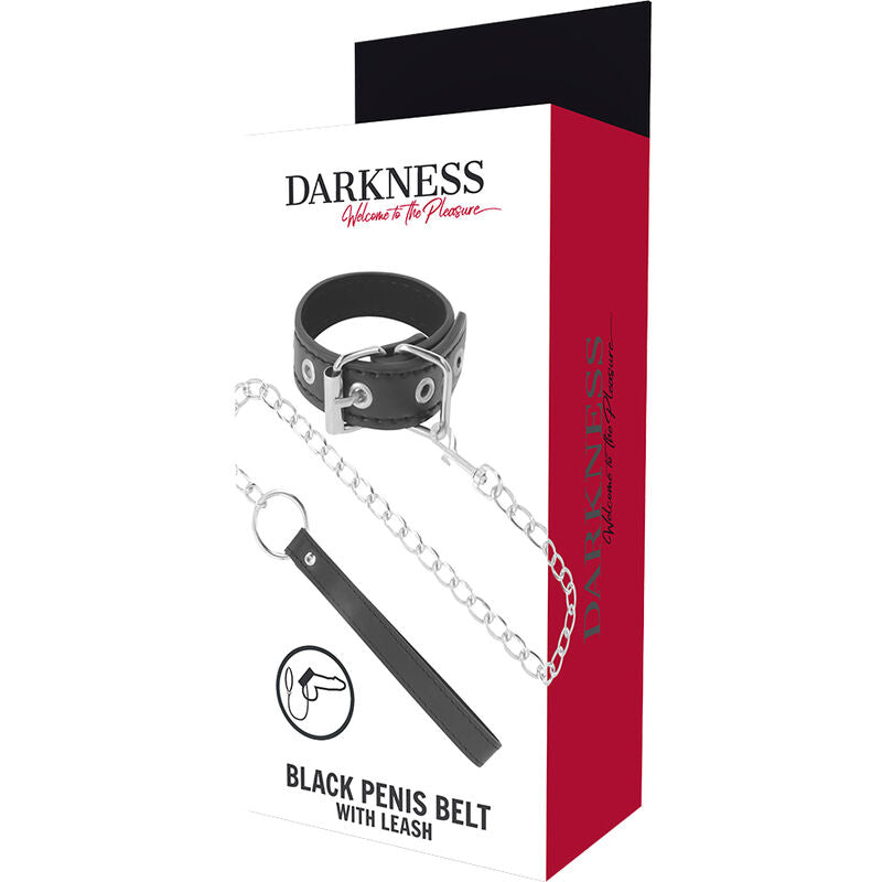 DARKNESS - ANEL PARA PÊNIS COM ALÇA - Sexshoptuga  Sexshoptuga 