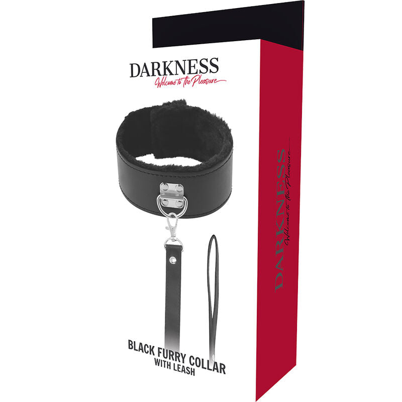 DARKNESS - COLAR FORRO COM CORRENTE DE TITÂNIO - Sexshoptuga  Sexshoptuga 