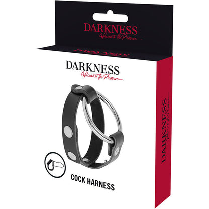 DARKNESS - ANEL DE GALO E TESTÍCULO BDSM - Sexshoptuga 