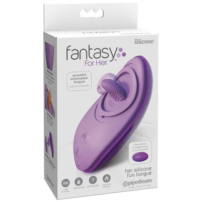 FANTASY FOR HER - LÍNGUA DIVERTIDA DE SILICONE ROXA - Sexshoptuga 