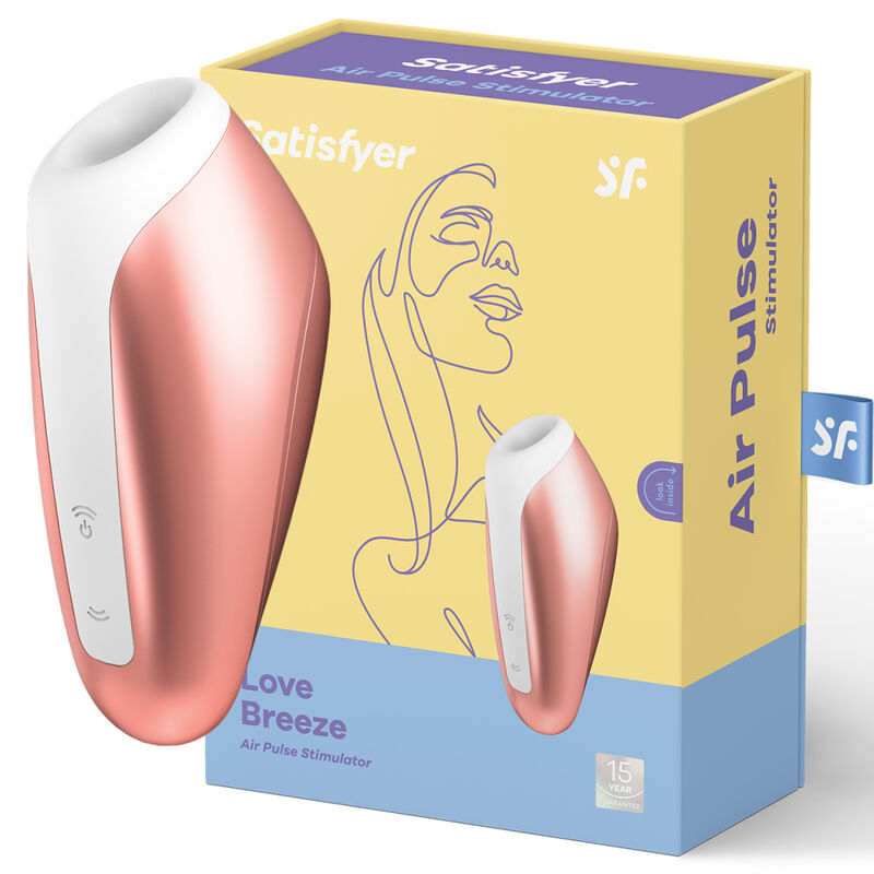 SATISFYER - LOVE SUCCIONADOR BREEZE COBRE - Sexshoptuga  Sexshoptuga 