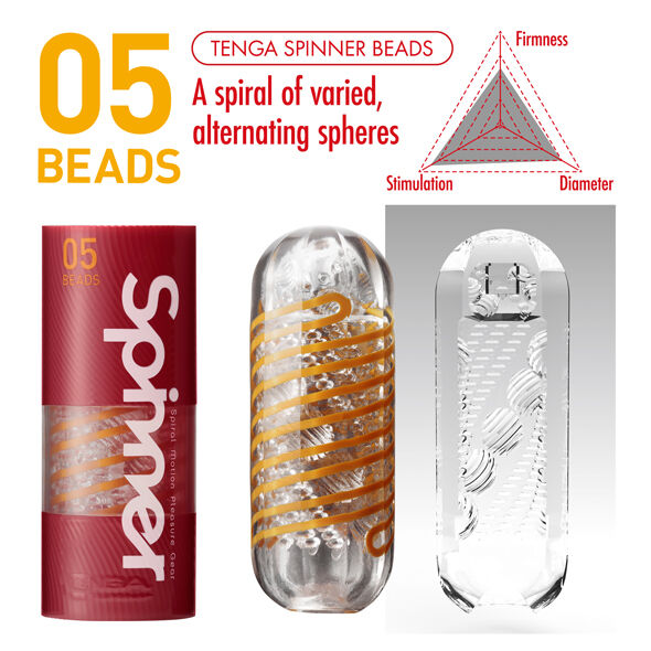 TENGA - CONTAS DE MASTURBADOR SPINNER - Sexshoptuga 