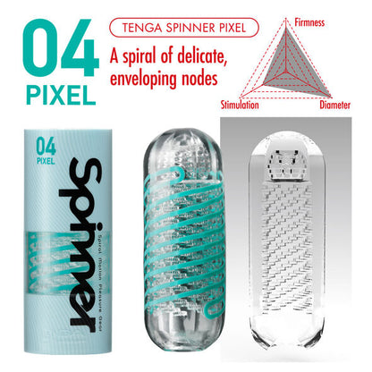 TENGA - MASTURBADOR PIXEL SPINNER - Sexshoptuga 