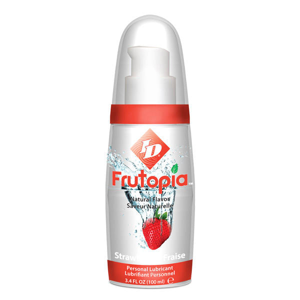 ID FRUTOPIA - LUBE MORANGO 100ML - Sexshoptuga 