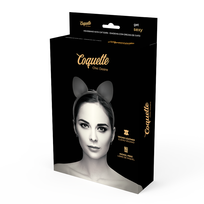 COQUETTE CHIC DESIRE - FAIXA COM ORELHAS DE GATO - Sexshoptuga  Sexshoptuga 