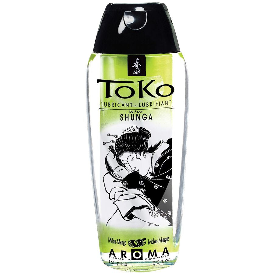 SHUNGA - LUBRIFICANTE TOKO AROMA MELÃO E MANGA - Sexshoptuga 