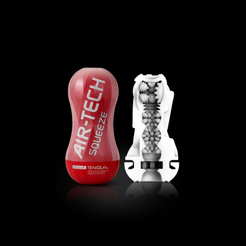 TENGA - MASTURBADOR REGULAR SQUEEZE AIR-TECH - Sexshoptuga 