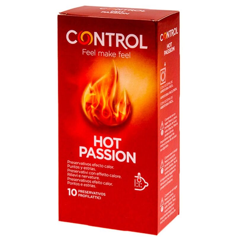 CONTROL - EFEITO AQUECIMENTO PAIXÃO QUENTE 10 UNIDADES - Sexshoptuga  Sexshoptuga 