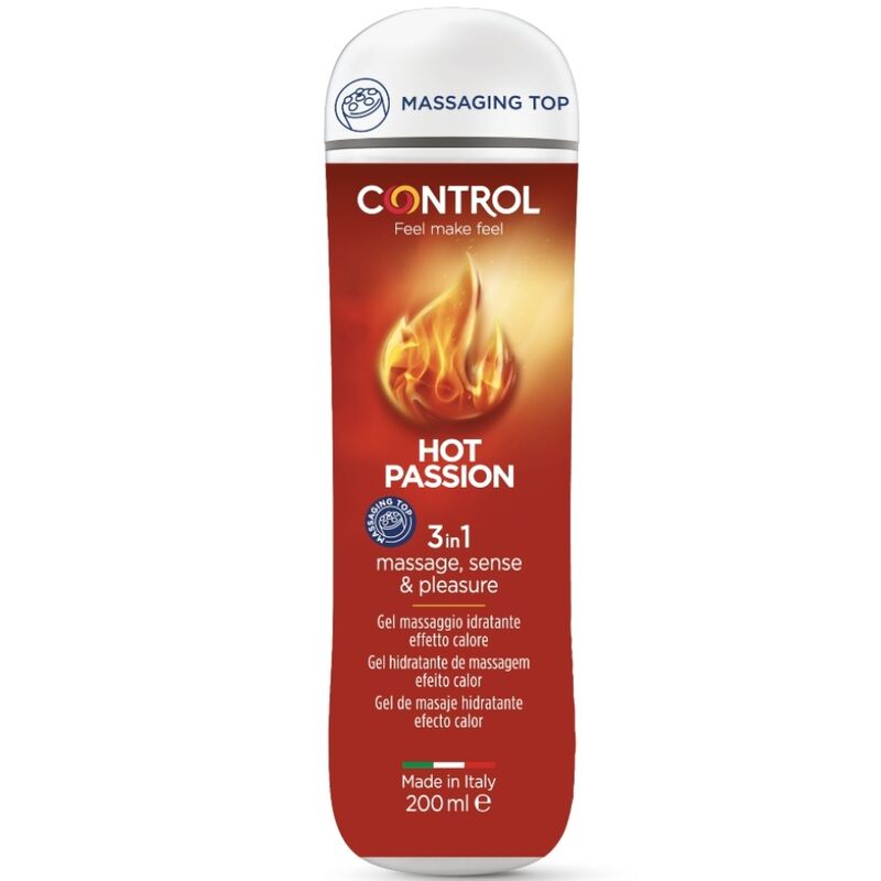 CONTROL - PAIXO QUENTE 3 EM 1 GEL 200 ML - Sexshoptuga  Sexshoptuga 