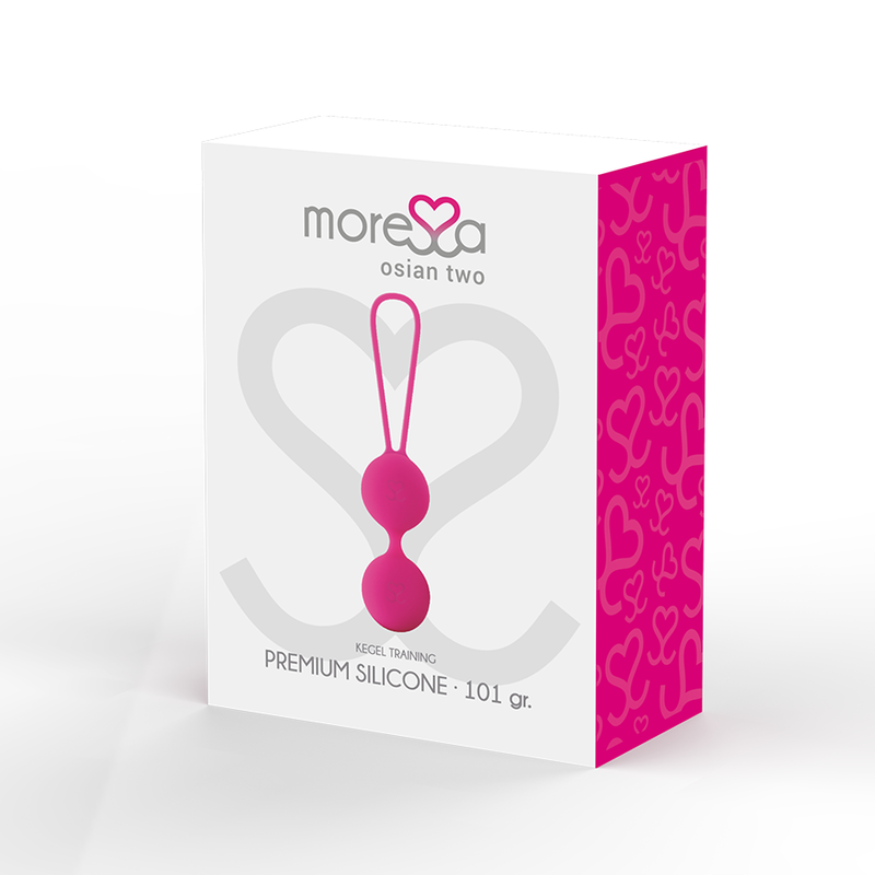 MORESSA - OSIAN DOIS SILICONE PREMIUM ROSA - Sexshoptuga  Sexshoptuga 