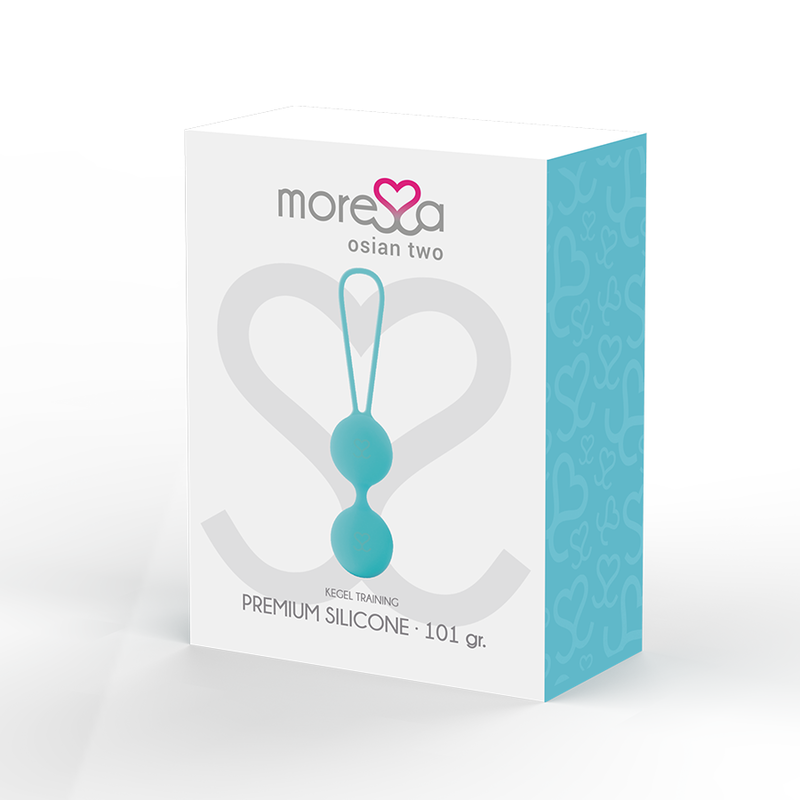 MORESSA - OSIAN DOIS SILICONE TURQUESA PREMIUM - Sexshoptuga  Sexshoptuga 