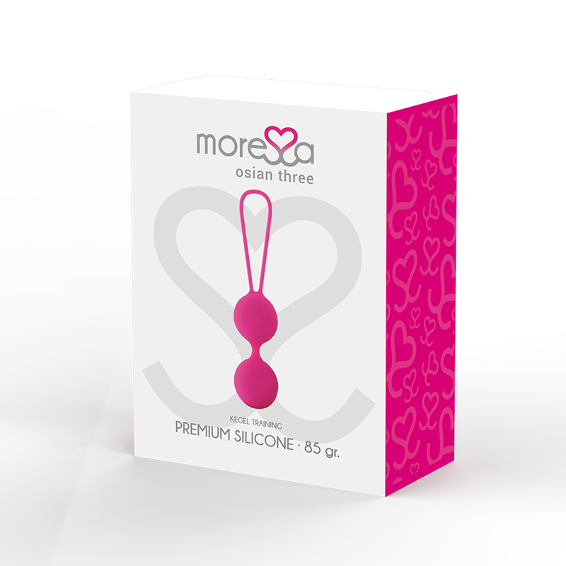 MORESSA - OSIAN TRÊS SILICONE PREMIUM ROSA - Sexshoptuga  Sexshoptuga 