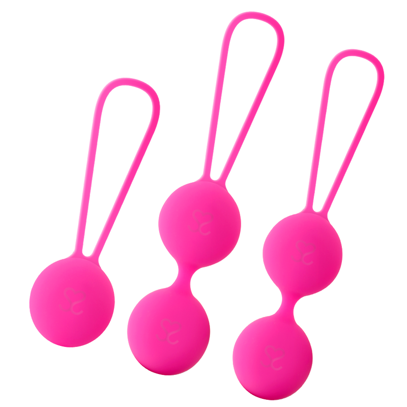 MORESSA - CONJUNTO OSIAN PREMIUM SILICONE ROSA (Osian One - 51 g | Osian Two - 101 g | Osian Three 85 g) - Sexshoptuga  Sexshoptuga 