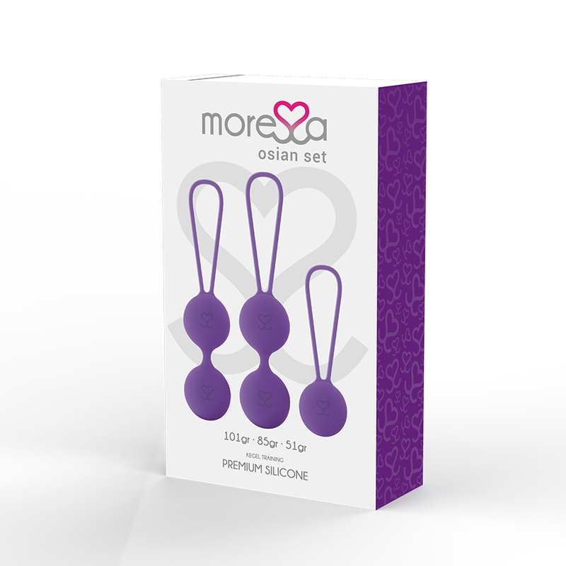 MORESSA - CONJUNTO OSIAN PREMIUM SILICONE LILS - Sexshoptuga  Sexshoptuga 